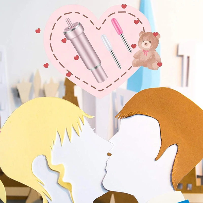 Остроконечное лезвие с розовым держателем лезвия из ткани режущее плоттера на