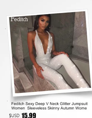 Feditch, осенне-зимний комплект из двух предметов, женский модный костюм с длинным рукавом, подиумный Повседневный женский спортивный костюм, комплект из топа и штанов для девушек