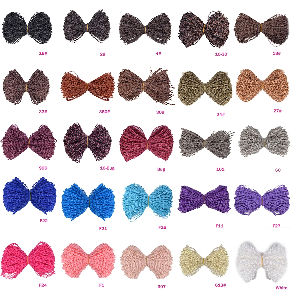 Eunice синтетические косички тонкие закрученные волосы 28 дюймов плетеные в