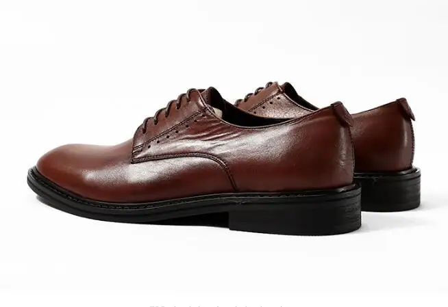 2 цвета Модные Мужские модельные туфли с круглым носком в европейском и