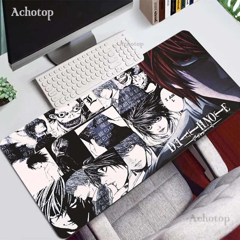 

Anime Death Note Mats 900x400x2mm Kira Gaming Mouse Pad Big Keyboard Mousepad Anime Notebook Gamer Accessories Pad Mouse Mat