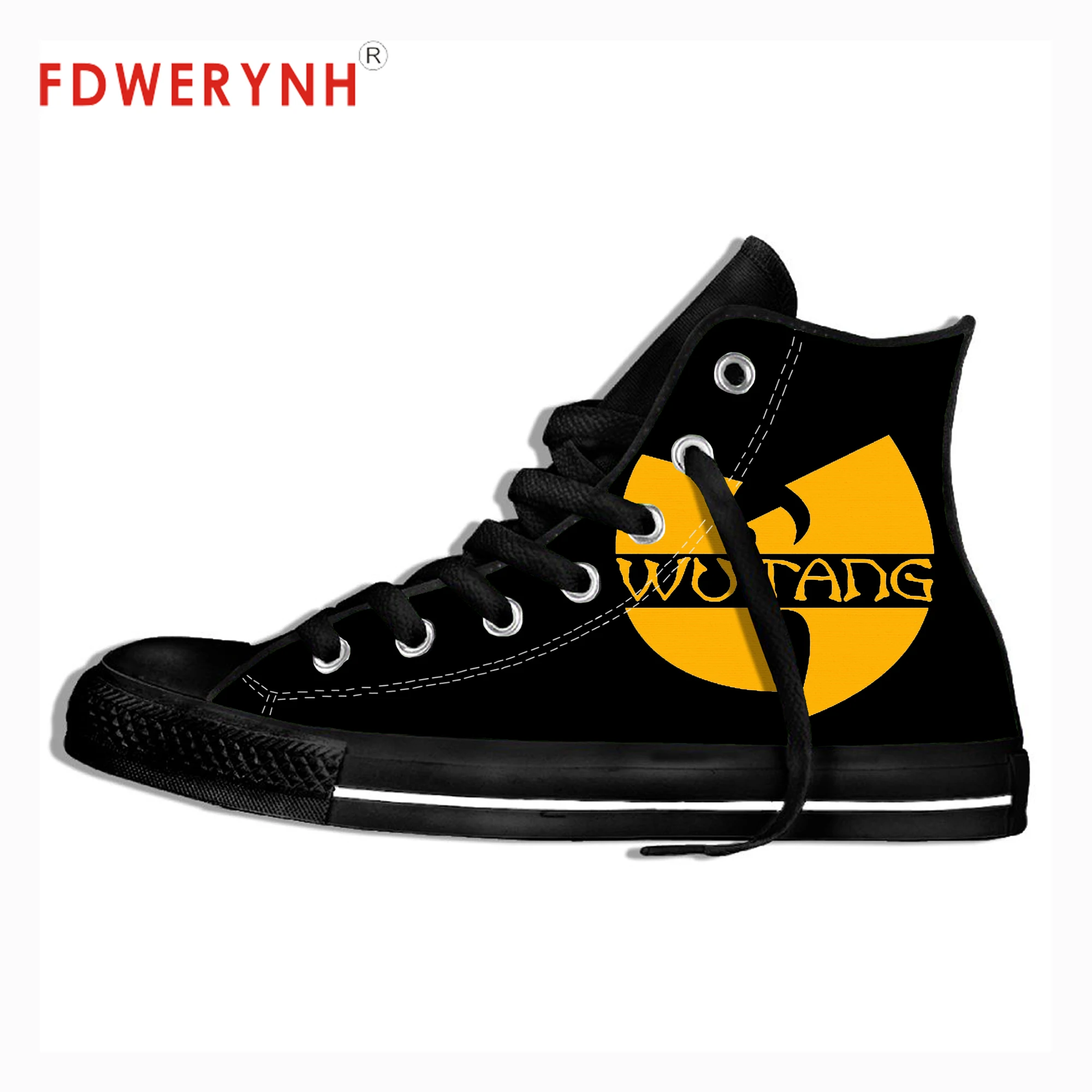 Wu Tang Clan/мужская повседневная обувь из вулканизированной ткани. DARE 3D Zapatos De Hombre; модная крутая уличная дышащая парусиновая обувь черного цвета