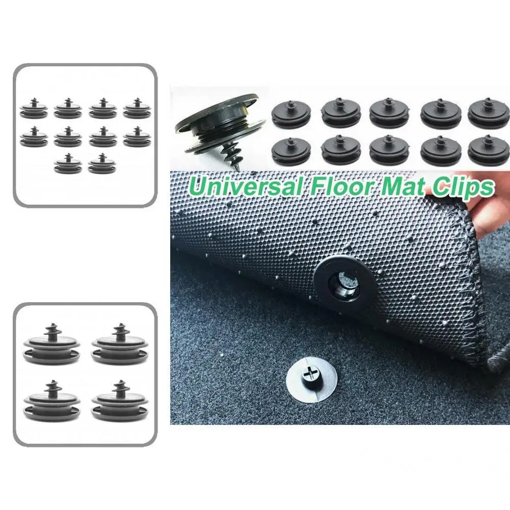

10Pcs Car Mat Holder Useful Car Carpet Fixing Grip Eco-friendly Durable Car Mat Clip