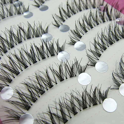 10 пар в комплекте 3D норковые ресницы натуральные густые накладные черный длинный