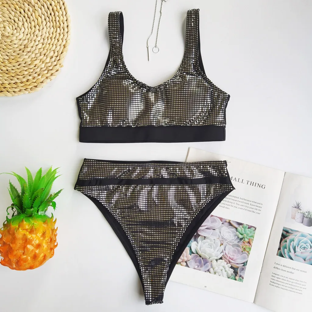 

Summer Bikinis Women Swimsuit Sexy High Waist Swimwear Maillot De Bain Femme Bathing Suit Bikini Mujer 2020 Beachwear Biquini