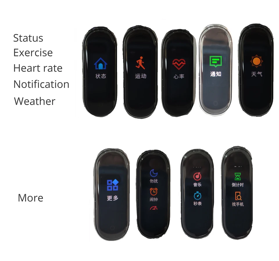 Глобальная версия Xiaomi Mi группа 4 Смарт Браслет miband 4 Фитнес отслеживание сердечного ритма браслет 3 цвета активно-матричные осид, Сенсорный экран 135 мАч