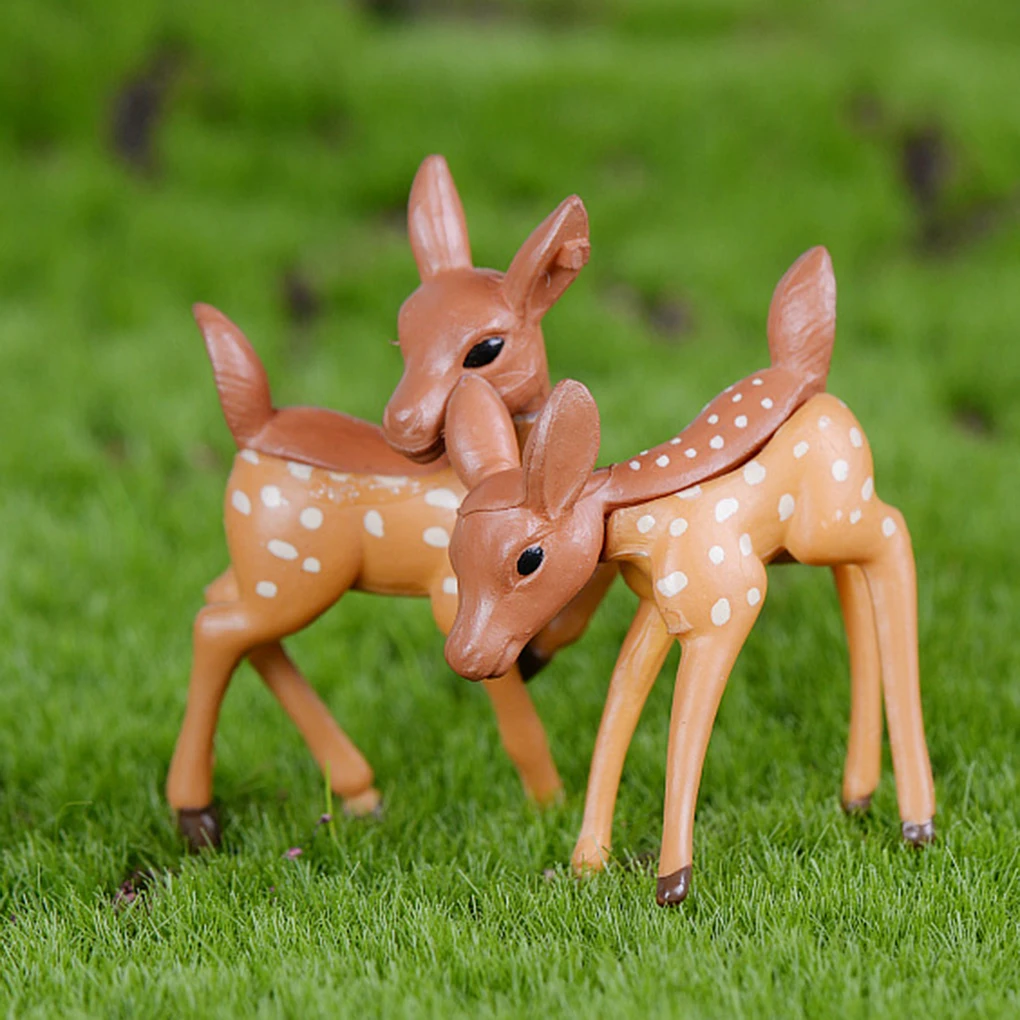 

Lovely Resin Plants Animal Cute Micro Landscape Succulent Ornaments Plant Decoration Garden Miniatures DIY Doll