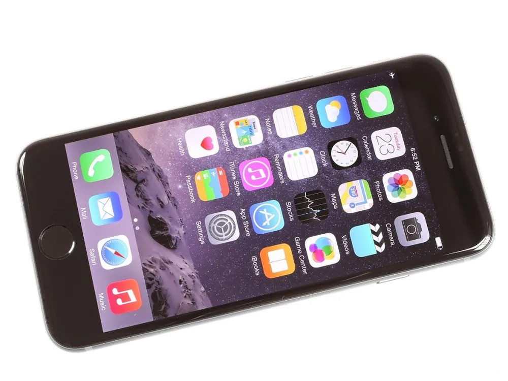 Для Apple iPhone 6 Dual Core 4,7 дюймов IOS 8MP 4 аппарат не привязан к оператору сотовой связи 1G Оперативная память 16 Гб/64/128 ГБ Встроенная память за счет сканера отпечатков пальцев, с отпечатком пальцев, сотовый телефон с функцией NFC Apple Pay только в том случае