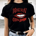 Футболка Maneskin Новая модная женская Повседневная футболка в стиле хип-хоп Женская кавайная футболка в стиле Харадзюку Maneskin Merch футболки Прямая поставка