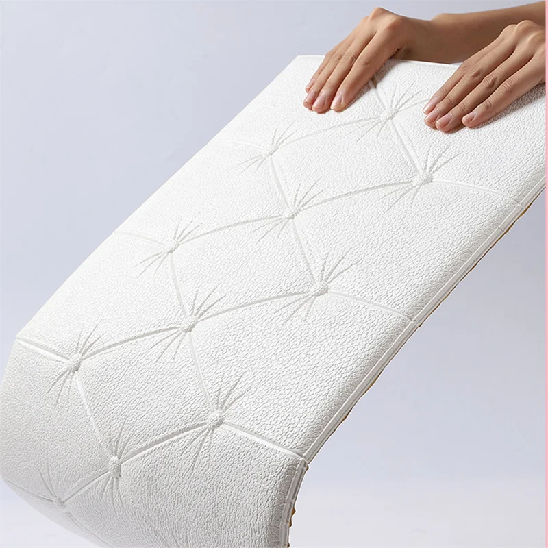 

77*70cm 3D Wall Sticker Imitation Soft Bedroom Decor Waterproof Self-adhesive Wallpaper For Living Room TV Backdrop Decor