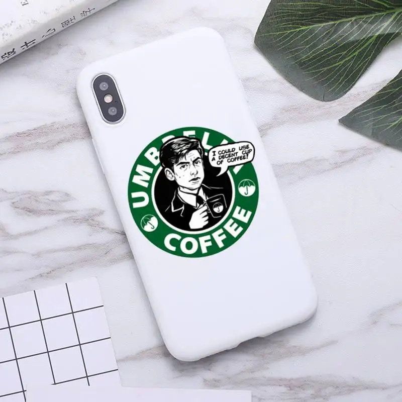 Number Five The Umbrella Academy Чехол для телефона iPhone 12 mini 11 Pro Max X XR XS 8 7 6s Plus Силиконовые чехлы "Конфетно-белые" на.