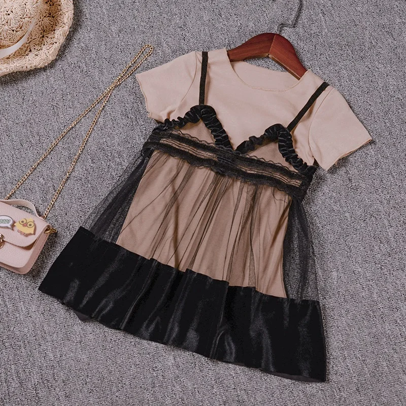 2020 Новое поступление Модный комплект из двух предметов для девочек длинная