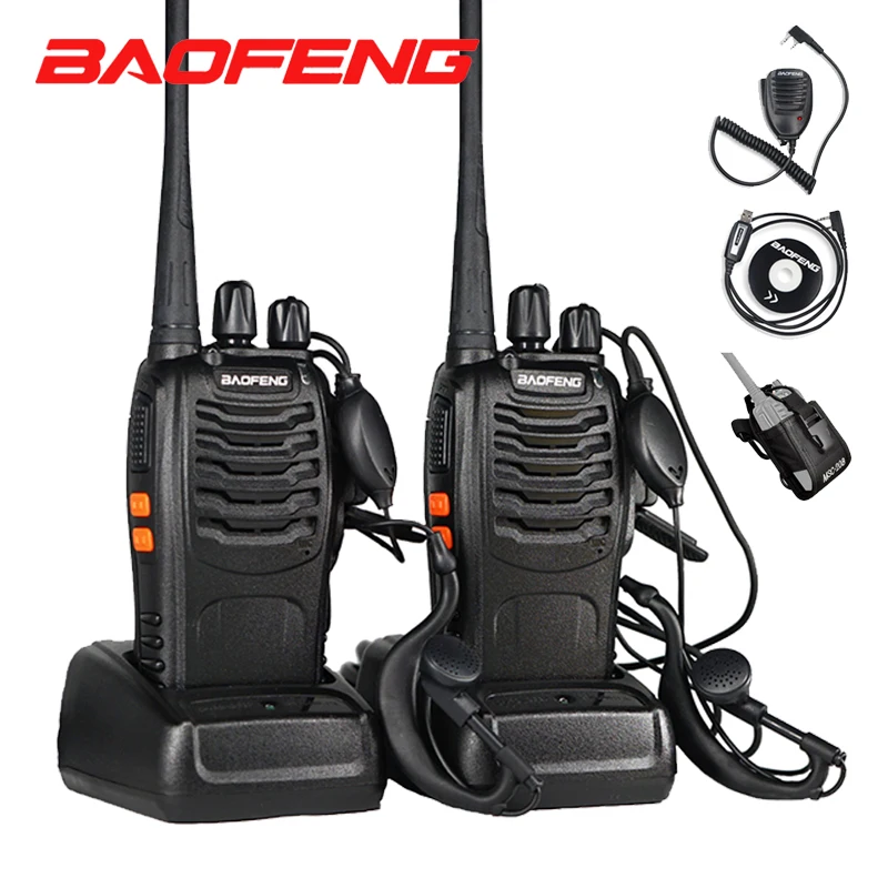Оригинальный Baofeng BF 888S двухстороннее радио 6 км иди и болтай Walkie Talkie “иди