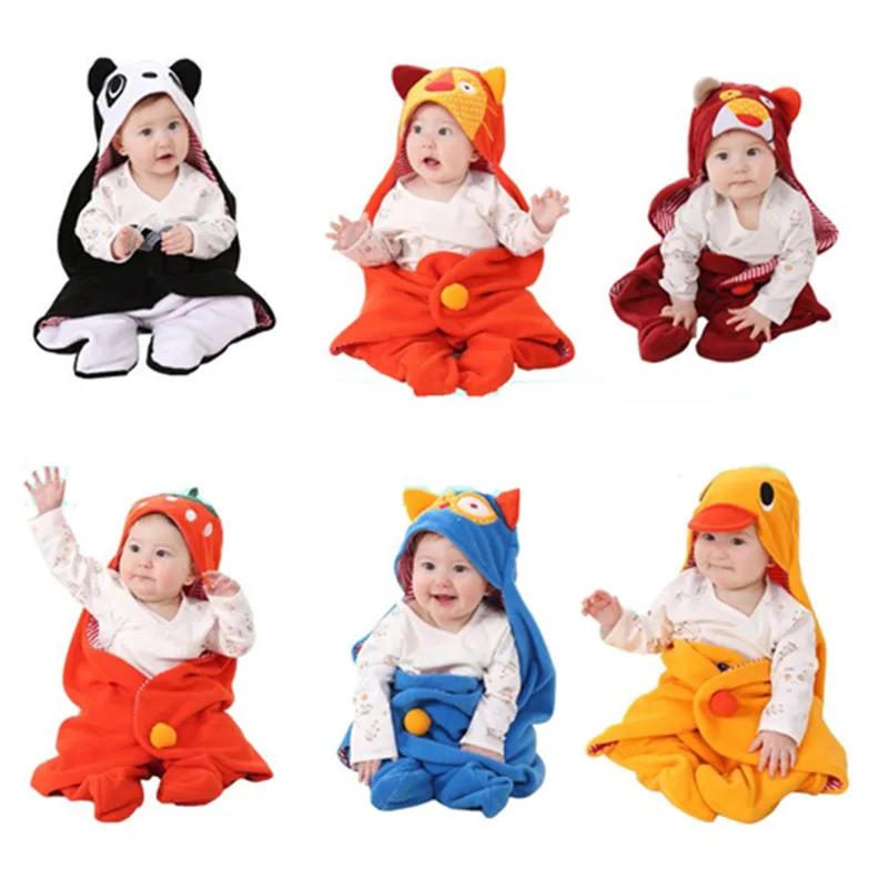 New Design Baby Quilt For Newborn Girls Boys Autumn Winter Infant`s Blankets Sleeping Bag Swaddling Clothes So Cute JZ1705 | Мать и