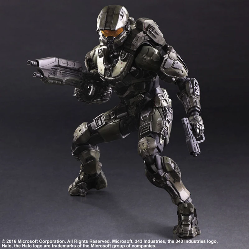 27 см Играть Искусство KAI HALO 5 Guardians No.1 Мастер Главный Аниме ПВХ Фигурки игрушки