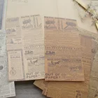 Старые новости из бумаги, 2 материала, 60 шт., можно написать, креативные бумажные фоны для рукоделия, скрапбукинга, для подарка