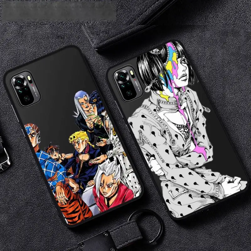 

Jojo Anime Bizarre Adventure Phone Case For Xiaomi Mi Redmi Note 8T 9T 9S 9A 10 7 8 9 Lite pro