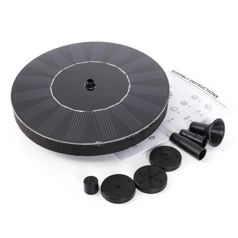 

Outdoor Garden Park Pool Landscape Solar Drive Water Fountain Pump Bird Bath Pond Water Fountain