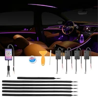 6 in 1 symphony car ambient lights rgb car interior acrylic light guide fiber optic universal car decoration atmosphere lights