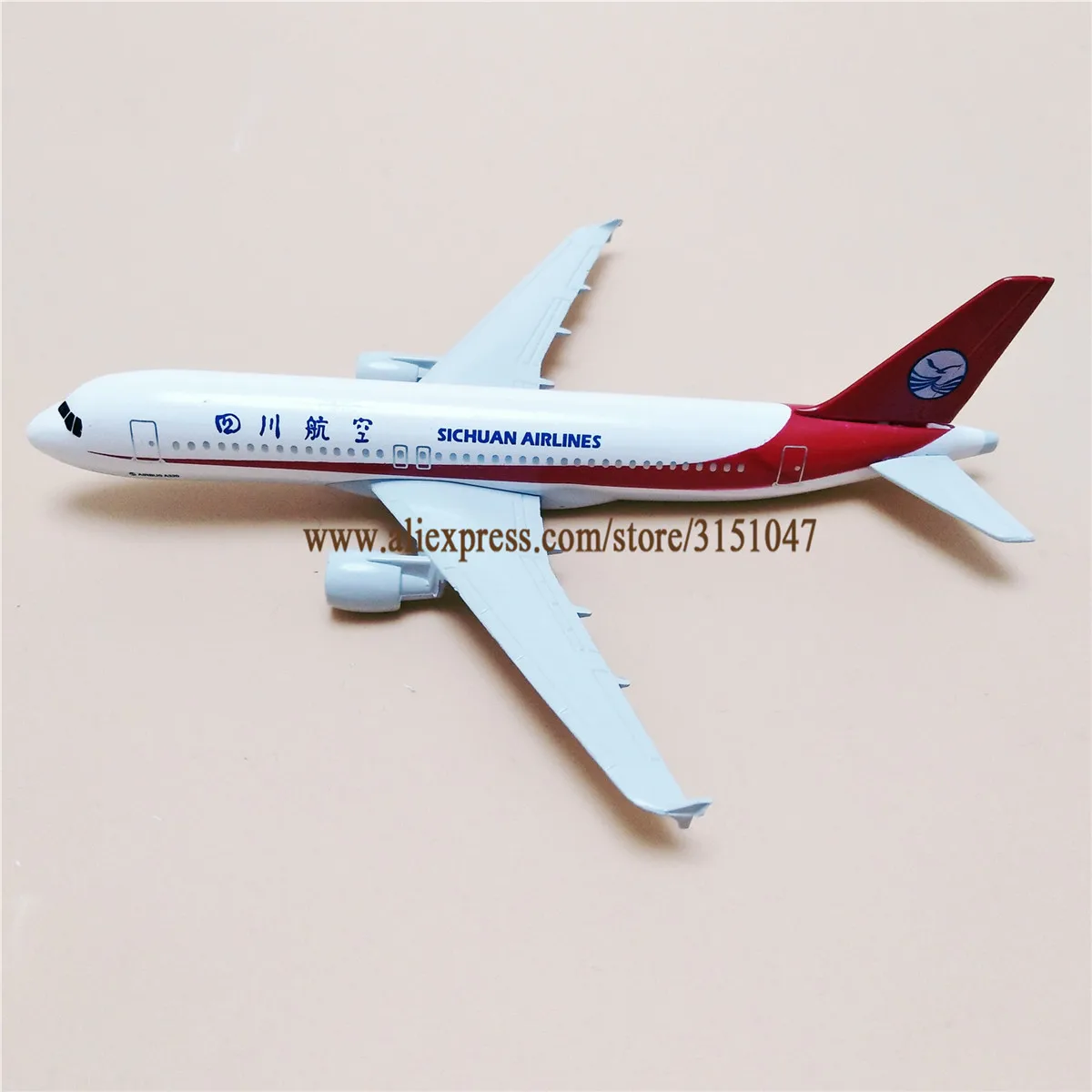 16 см Air China Sichuan Airlines A320 Airbus 320 Airways металлический сплав модель самолета литой под