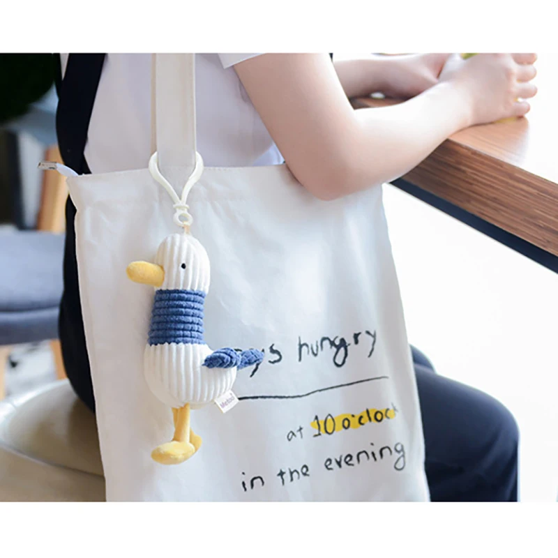 17 см Подвеска в виде мини-утки чайки милая кукла брелок заполненная плюшевой