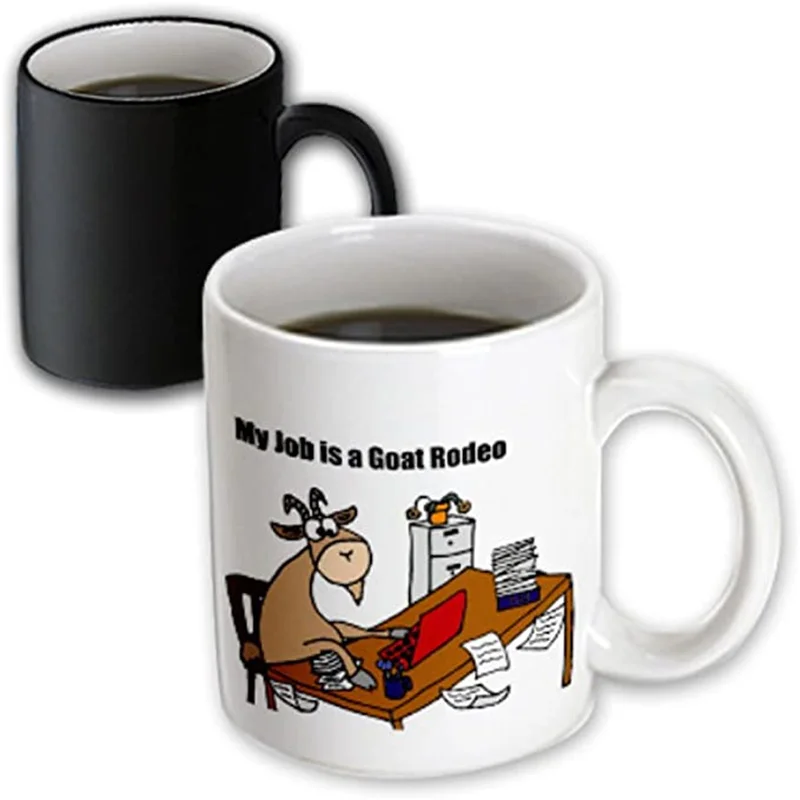 Моя работа-Коза Родео мультяшная волшебная кружка-трансформер - купить по