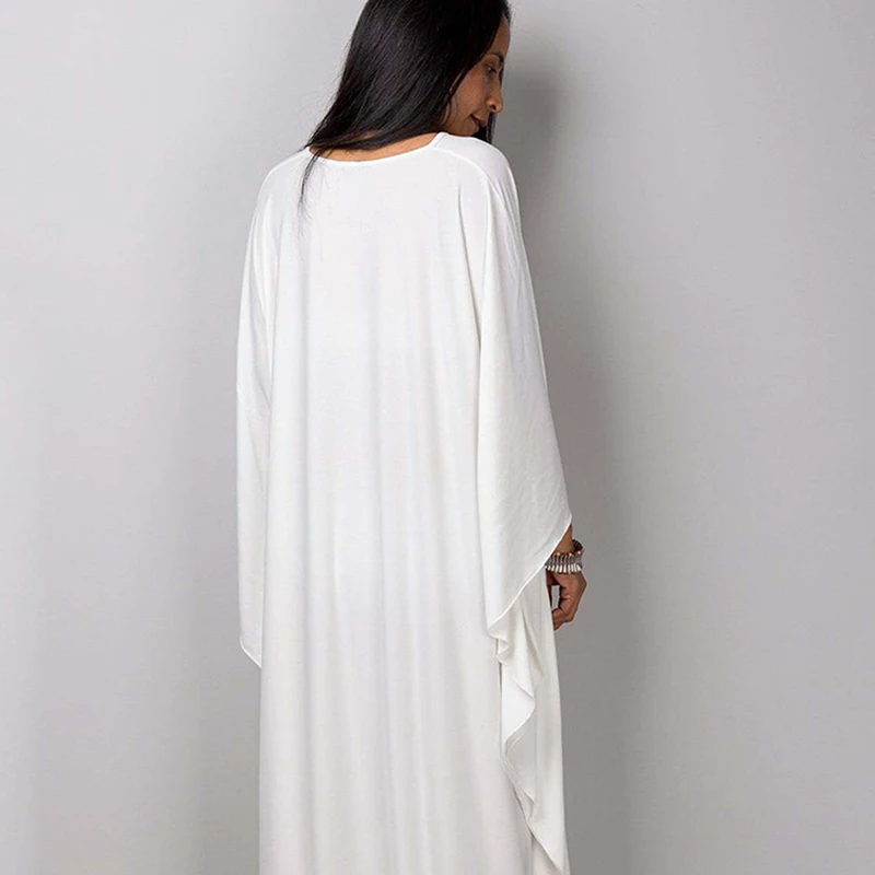 white bohemian dress beach cover up crochet v neck women maxi dress robe plage bikini cover up pareo sarong tunic for beach free global shipping