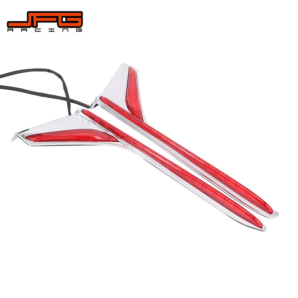 Наконечник заднего крыла мотоцикла вертикальные светодиодные ленты