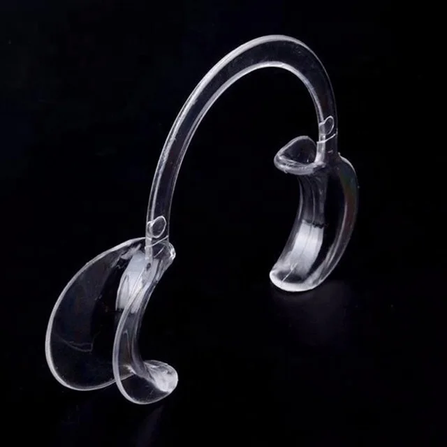 

200Pcs Dental Use Transparent C-Shape Mouth Opener Cheek Retractor