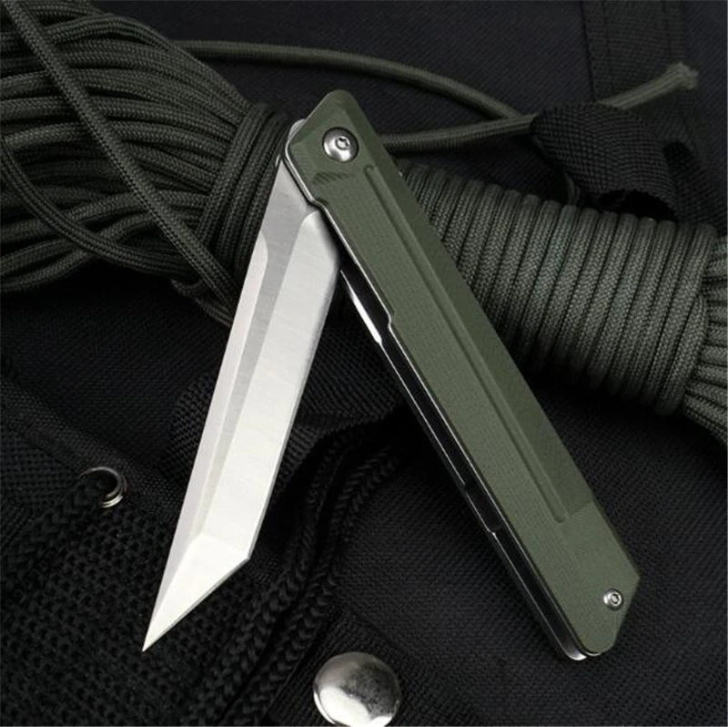 Складной нож KESIWO KH26 D2 практичный Карманный охотничий клинок С флиппером и