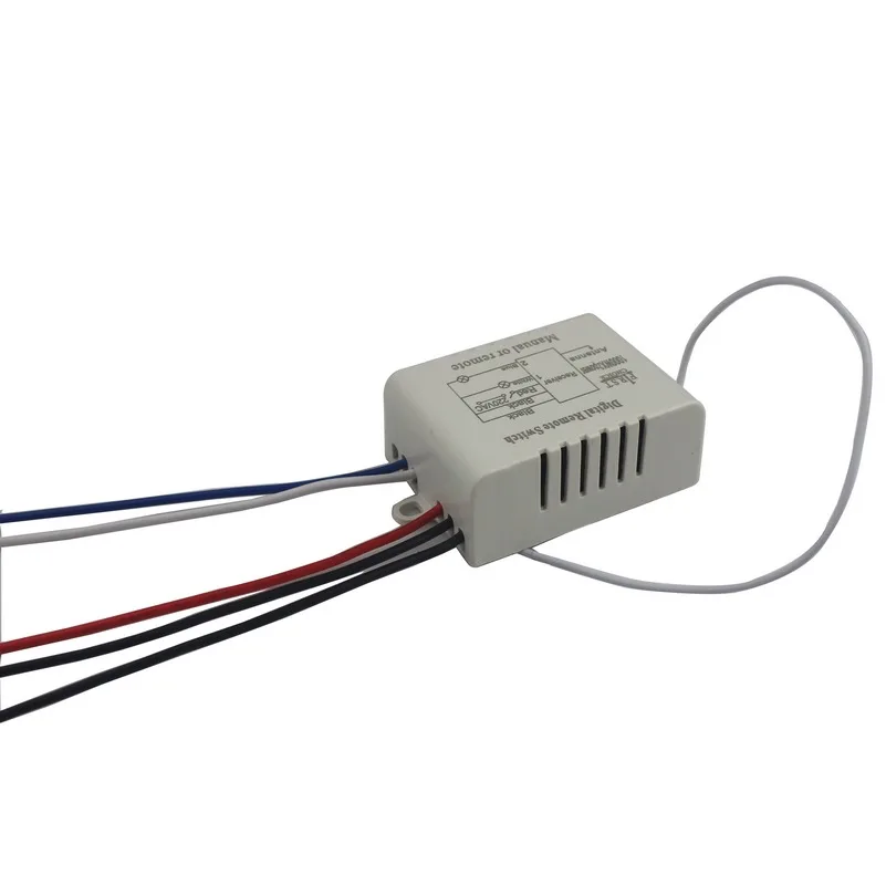 Универсальный 220V 2 канала Беспроводной дистанционного Управление 10S Задержка