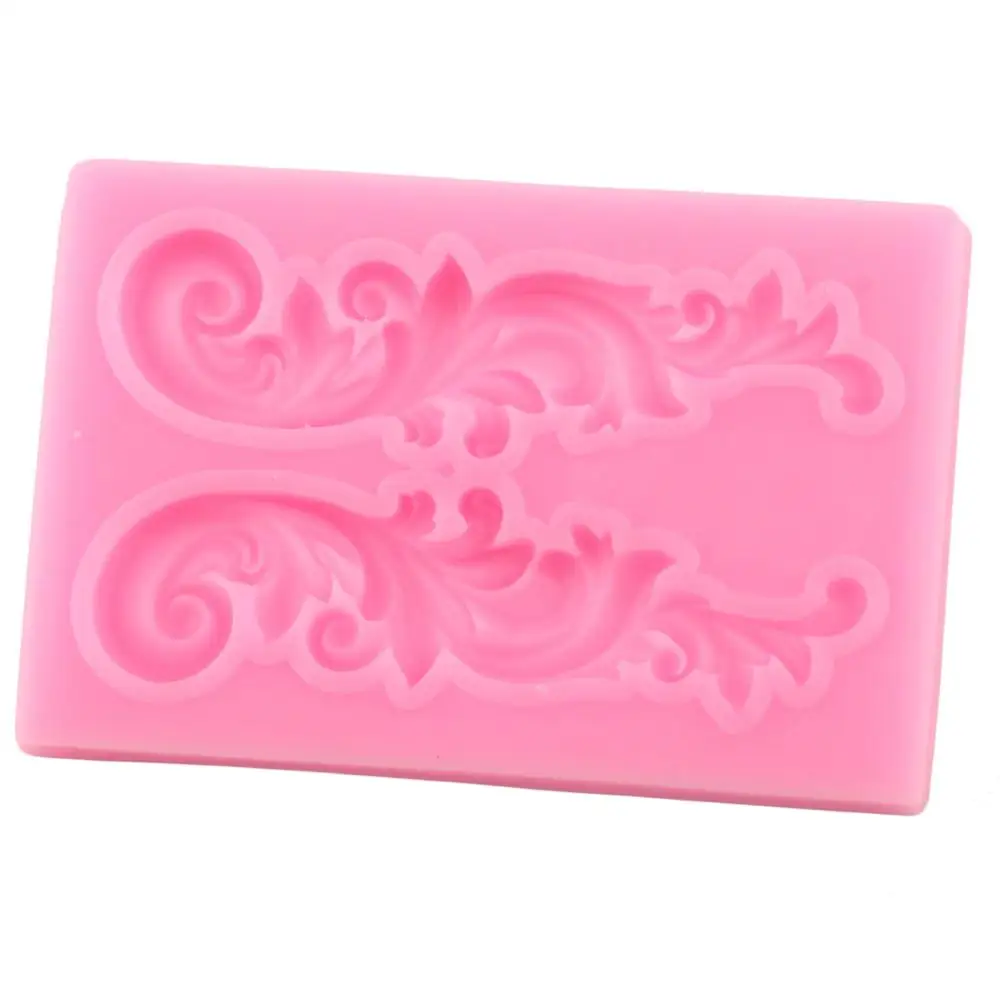 Рельефная силиконовая форма в стиле барокко для мастики инструменты украшения
