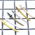 Новинка, 10 шт, 50x8 мм 6 Цвета Винтаж покрытые сплавом японский катана Подвески DIY аксессуары ювелирные изделия ручной работы