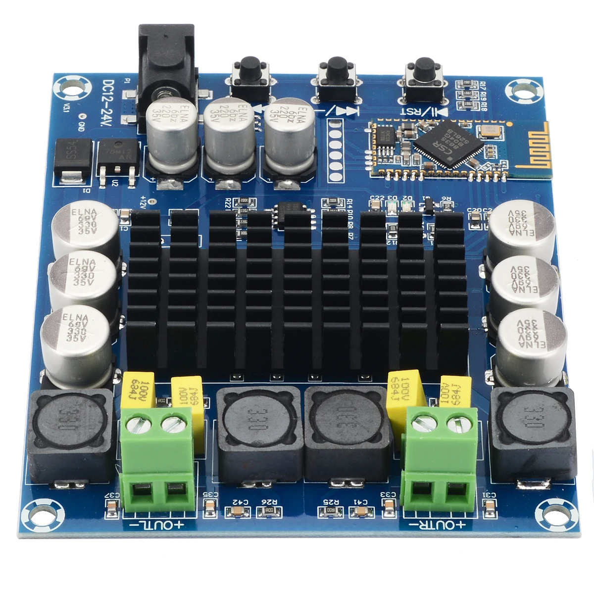 TPA3116D2 Плата усилителя с двойной дорожкой 120Wx 2 беспроводной Bluetooth совместимый