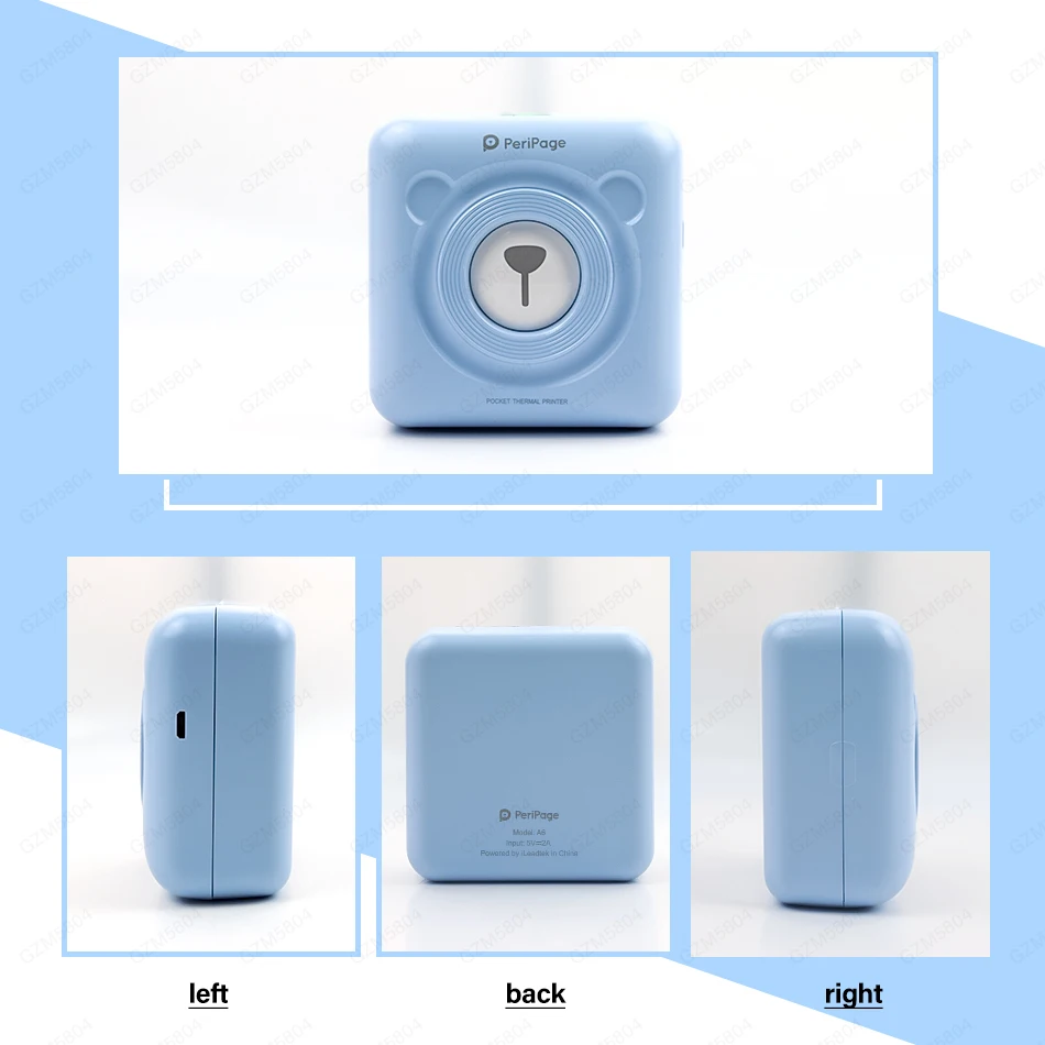 Мини POS Портативный Карманный Принтер Мобильный Тепловой Bluetooth 58 мм Мини Беспроводной POS Тепловой Фотопринтер для Android iOS Телефон