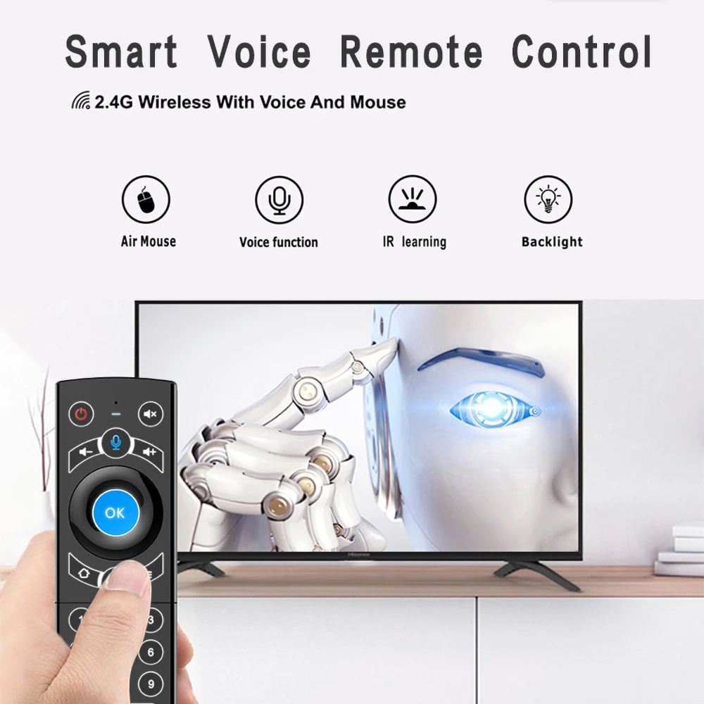 G21 Pro Fly Air Mouse 2 4G пульт дистанционного управления Google Voice для Htv 6 Xiaomi I9 X96 H96 Max Mag 322 Iptv