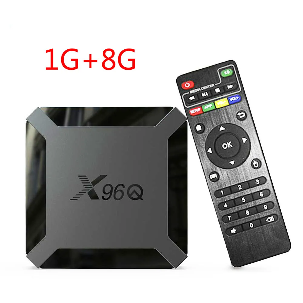 

Brand new x96q Android 10.0 TV box IPTV box x96 q 1G 8G 2G 16G Allwinner H313 Smart IP TV set-top box