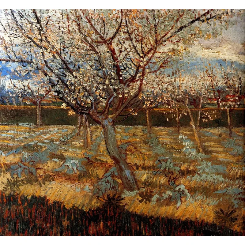 

Пейзажная живопись по номерам, домашняя офисная комната, Украшение стен, мастер искусства, картина маслом ван Гоа, акриловая роспись для взр...