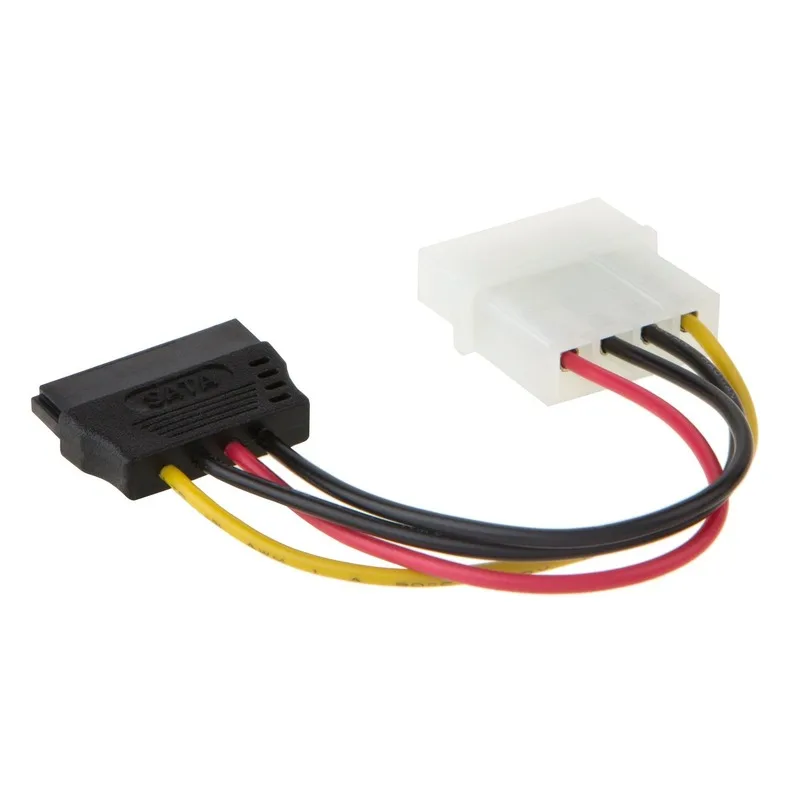 Molex to SATA [5-Упаковка] 4-дюймовый 4-контактный адаптер питания |