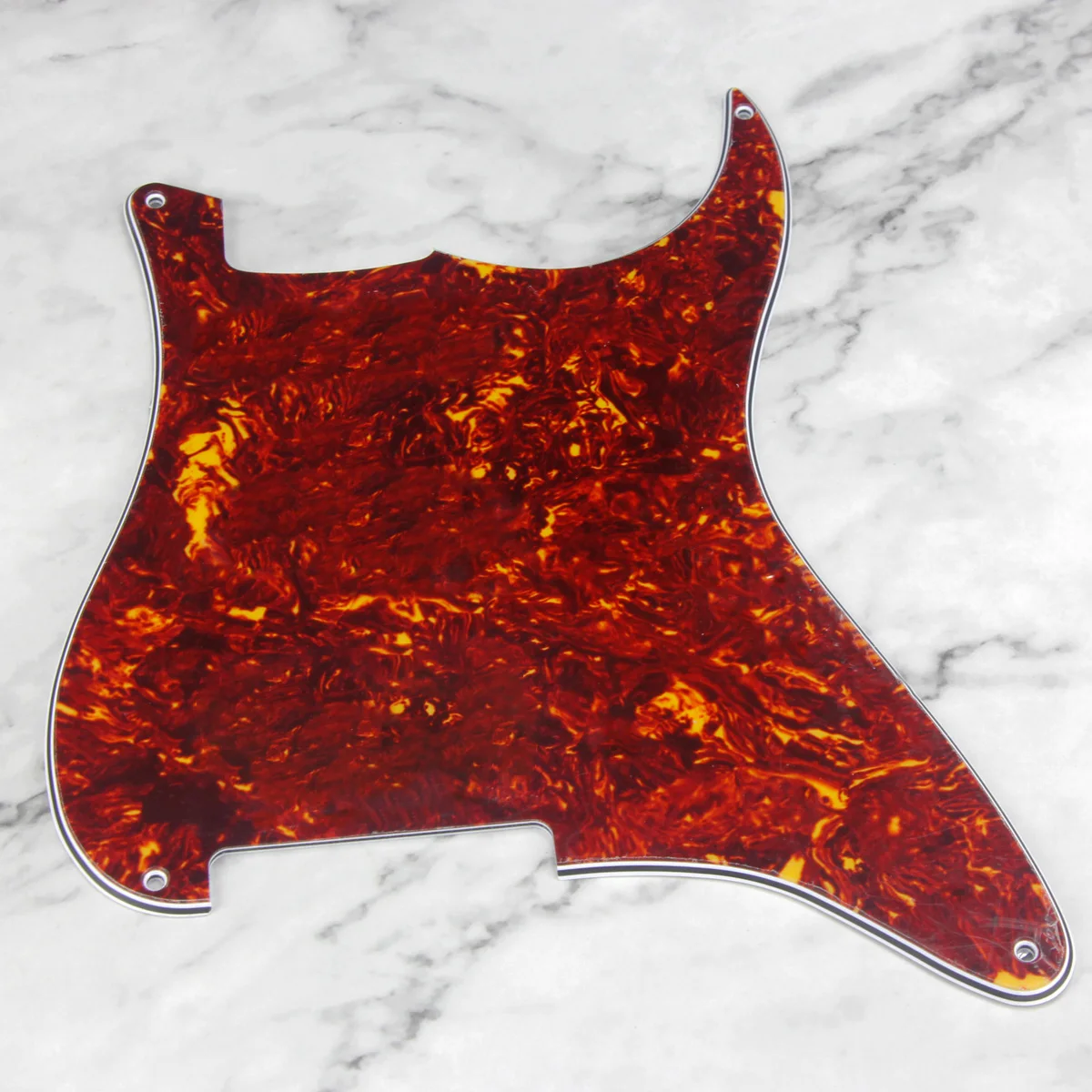 FLEOR красная Черепаха пустая гитарная накладка материал царапин пластина 4