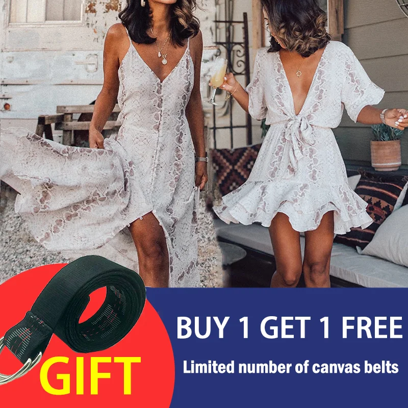 Макси белое летнее платье 2020 boho для женщин|Женские платья| |