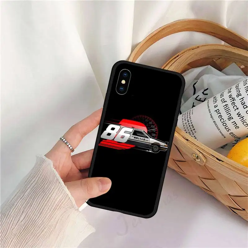

Hot Japan Initial D anime Phone Case for iPhone 11 12 pro XS MAX 8 7 6 6S Plus X 5S SE 2020 XR