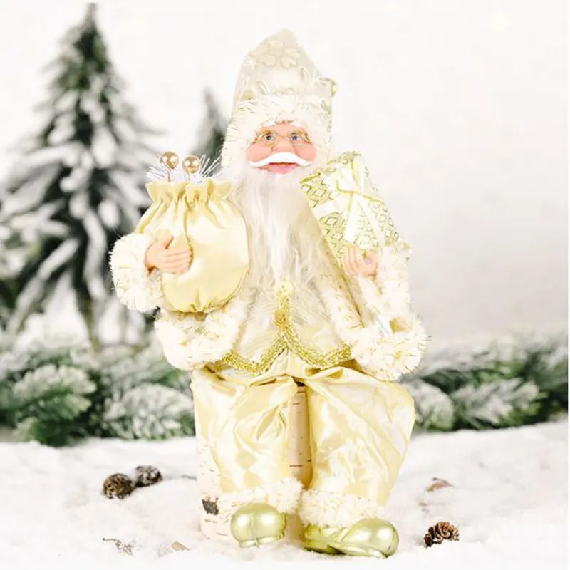 Кукла Санта Клауса 2020 Рождественская елка орнамент рождественские украшения для