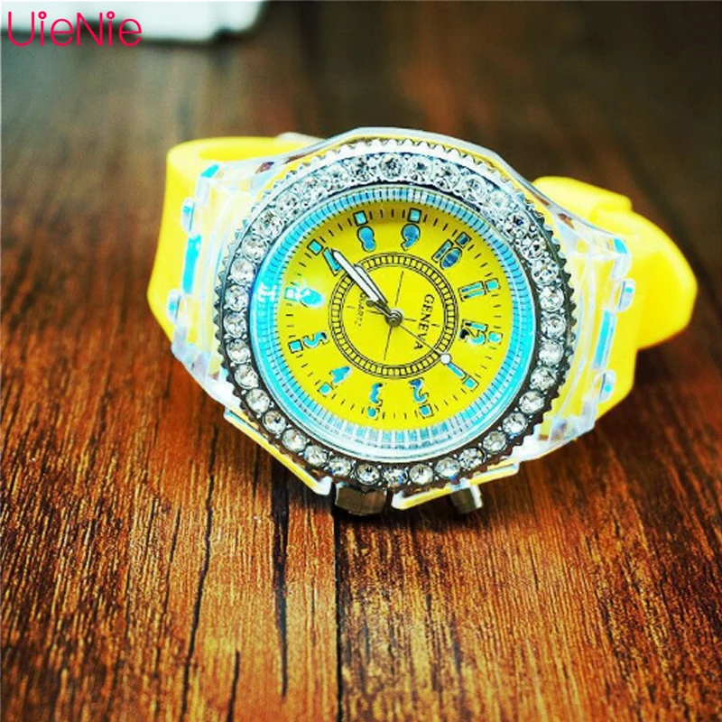 Светящиеся часы светодиодный светильник личностные тренды студенческие для