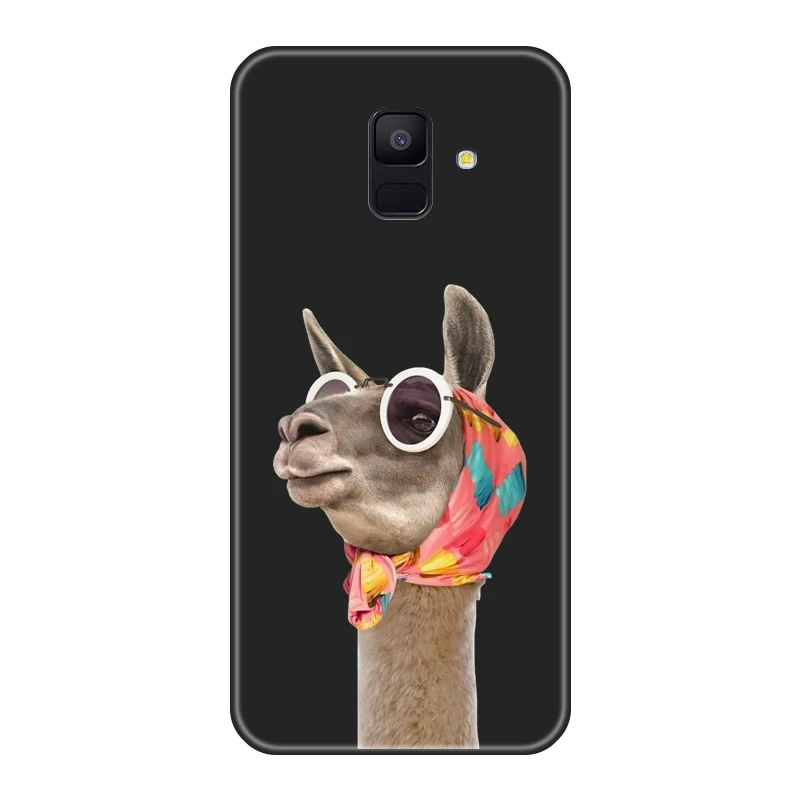 Чехол для Samsung Galaxy A6 A8 Plus 2018 A5 A7 силиконовый чехол с собакой-Мопсом A3 2016 2017 телефона