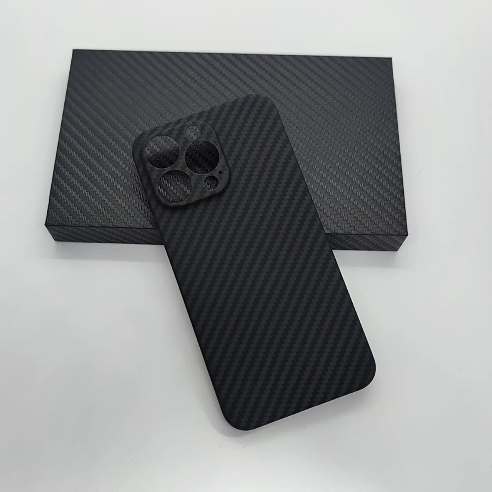 Funda de fibra de carbono para iPhone, protector ultrafino para tel&eacute;fono iphone 13 pro max, mini 13 pro-0