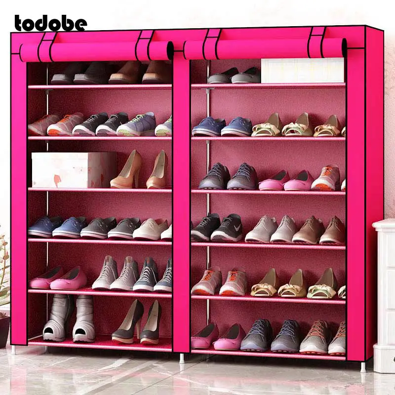 Простой обувной стеллаж 37 дюймов сделай сам Компактный органайзер для хранения