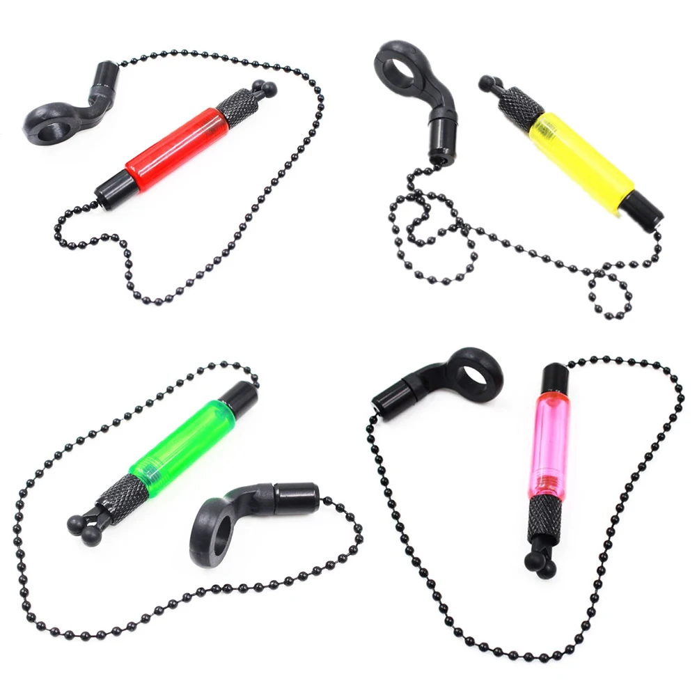 

Fishing Alarm Swinger Steel Chain Steel Aluminum Set Swinger Carp Fishing Indicator 4 Color Bite Alarm Fishing Tools Bite Alarm