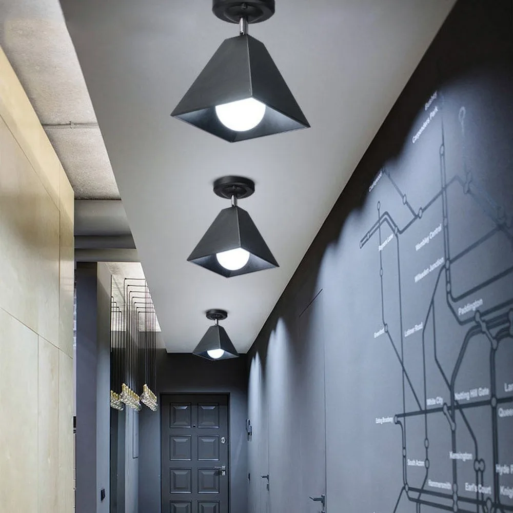

Home decoration 1 2 3 headlight restaurant cafe bar room lamp retro industrial loft Nordic wrought iron ceiling lamps WY815
