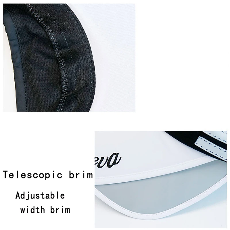 Спортивные кепки Foux для женщин летние телескопические регулируемые Козырьки с